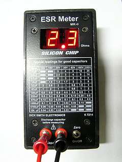 What is ESR meter and for testing electrolytic capacitors